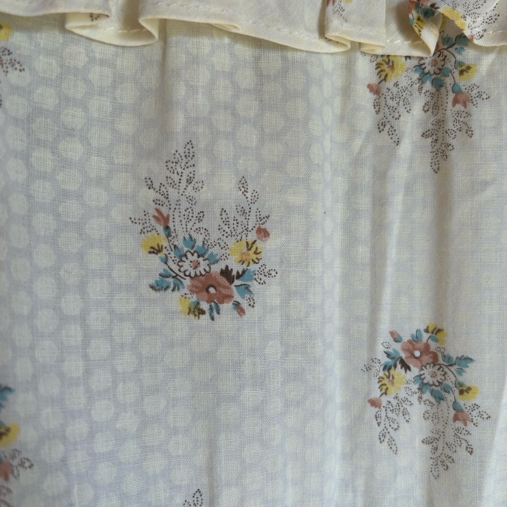 1950s Flower Bouquet Prairie Dress - Picture 4 of 4